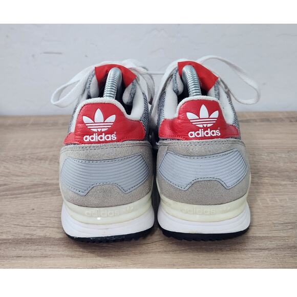 Adidas ZX 700 IM S79191 Men's 7.5 Trainer Shoes Gray Red Mesh Athletic Sneakers - Picture 3 of 9